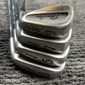 Silver Cup Muscle Back Iron Set 3 5 7 9 Vintage Golf Clubs RH Steel Shaft‎